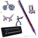 Caneta de brinquedo Fidget Raxnwell Magnetic Deformável com Presente Magnético
