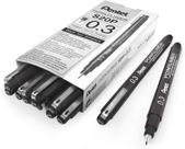 Caneta de desenho Pentel Arts Pointliner 0,3 mm de tinta preta x12