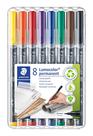Caneta de feltro universal STAEDTLER Lumocolor 0,4 mm 313 WP8 x8