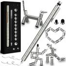 Caneta de gel Fidget Yoyatoo Grey Creative Puzzle 13+ para adolescentes