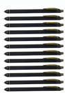 Caneta de gel líquido Pentel Energel Kuro 0,7 mm, tinta preta, pacote com 12