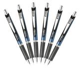 Caneta de gel Pentel Energel RTX 0,7 mm preta, pacote com 6