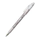 Caneta de gel Pentel Sunburst Metallic com ponta de 0,8 mm, tinta prateada x12