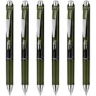 Caneta de gel retrátil Pentel Energel XM Special Edition de 0,7 mm, pacote com 6
