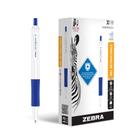 Caneta de gel retrátil Zebra Pen Sarasa Dry X1+ 0,7 mm azul, pacote com 12