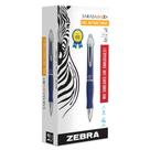 Caneta de gel Zebra Sarasa Dry X10 de 0,7 mm com tinta azul, pacote com 12