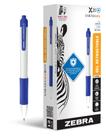 Caneta de gel Zebra Sarasa Dry X20+ 0,7 mm, tinta azul, pacote com 12 unidades