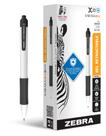 Caneta de gel Zebra Sarasa Dry X20+ 0,7 mm, tinta preta, pacote com 12