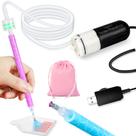 Caneta de pintura de diamante Heyseri Electric com 2 canetas pretas