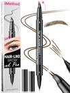 Caneta de sobrancelha iMethod Curved Dual-End Microblading Marrom escuro Caneta de sobrancelha iMethod Curved Dual-End Microblading Marrom escuro