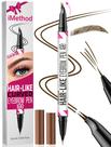 Caneta de Sobrancelha iMethod Curved Dual-End Microblading - Marrom Escuro