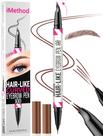 Caneta de sobrancelha iMethod Curved Tip com ponta de pincel precisa Auburn