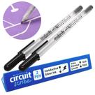 Caneta de tinta condutora Circuit Scribe para crianças (pacote com 2) Tinta prateada
