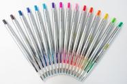 Caneta de tinta de gel retrátil Uni-Ball StyleFit 0,38 mm 16 cores