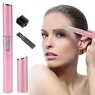 Caneta Depiladora Elétrica Facial Sobrancelha Buço Recarregável Portátil