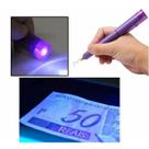 Caneta Detectora De Nota Led Uv Identificador