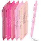 Caneta Dispowreath Thank You Bulk Cute Multicolor x30 Rosa