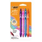 Caneta em Gel BIC Gelocity Quick Dry Ponta Fina 4 Cores Caneta em Gel BIC Gelocity Quick Dry Ponta Fina 4 Cores