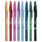 Caneta esfer. jet lux 2808000 c/ 8 cores - cores vibrantes