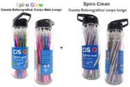 Caneta Esferográfica 0.7mm Cis Spiro 2 Potes Glow E Clean