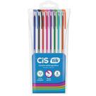 Caneta Esferográfica 0.7mm Tik Estojo c/ 8 CIS