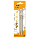 Caneta esferográfica 1.0 Efeito Matte com 2 unidades - Bic