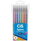 Caneta Esferográfica 8 Cores 0.7mm Spiro CIS Normal