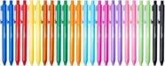 Caneta esferográfica Amazon Basics retrátil de 1,2 mm, pacote com 24