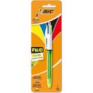 Caneta Esferográfica Bic 4 Cores Fluo - Bic Caneta Esferográfica Bic 4 Cores Fluo - Bic
