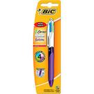 Caneta Esferográfica Bic 4 Cores Grip Fashion Unidade