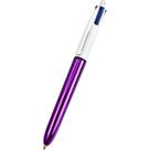 Caneta Esferográfica Bic 4 Cores Metallic Corpo Rx - Bic Caneta Esferográfica Bic 4 Cores Metallic Corpo Rx - Bic