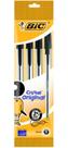 Caneta esferográfica BIC Cristal Black Medium Point (1,0 mm) x4 Caneta esferográfica BIC Cristal Black Medium Point (1,0 mm) x4