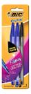 Caneta Esferográfica Bic Cristal Fashion C/ 2 Azul E 1 Preta Azul-marinho/preto Azul Caneta Esferográfica Bic Cristal Fashion C/ 2 Azul E 1 Preta Azul-marinho/preto Azul