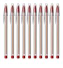 Caneta Esferográfica Bic Fina Cor Vermelho 0.8mm Kit C/10 Un