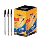 Caneta Esferográfica Bic Ponta Média Cristal Preta c/50 Caneta Esferográfica Bic Ponta Média Cristal Preta c/50