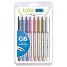 Caneta Esferográfica Cis BPX 0.7mm com 8 Cores