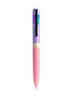 Caneta Esferográfica Cis Candy 4 Cores em 1 - Modelo 3: Vermelho, preto, roxo e azul claro Caneta Esferográfica Cis Candy 4 Cores em 1 - Modelo 3: Vermelho, preto, roxo e azul claro