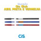 Caneta esferográfica cis club com 3 un cores basicas Caneta esferográfica cis club com 3 un cores basicas