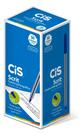 Caneta Esferografica Cis Scrit 0,7 Mm azul Cx C/50 Cor do exterior Transparente