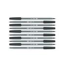 Caneta esferografica cis scrit 0,7 mm preta kit com 10 unds PRETA
