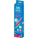 Caneta Esferográfica CIS Spiro 0.7MM Azul Caixa com 12 Unidades