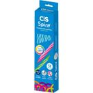 Caneta Esferográfica CIS Spiro 0,7MM Azul Claro Caixa com 12 Caneta Esferográfica CIS Spiro 0,7MM Azul Claro Caixa com 12