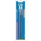 Caneta Esferográfica CIS Spiro 0,7MM Azul e Preta Blister com 2 Unidades Caneta Esferográfica CIS Spiro 0,7MM Azul e Preta Blister com 2 Unidades