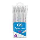 Caneta Esferográfica CIS Spiro Clean 0.7mm - 8 Unidades
