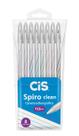 Caneta Esferográfica Cis Spiro Clean Estojo C/8 Un. Sortidas