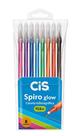 Caneta Esferografica Cis Spiro Glow 0,7Mm 8Cores