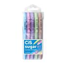 Caneta Esferográfica Cis Sugar RT 1.0 Estojo com 5 Unidades Caneta Esferográfica Cis Sugar RT 1.0 Estojo com 5 Unidades