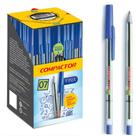 Caneta Esferográfica Compactor 07 Azul Caixa Com 50 Unidades