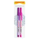 Caneta Esferográfica Compactor Pink e Violeta 0.7mm