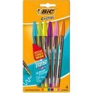 Caneta Esferografica Cristal Intenso Fashion 6 cores Bic